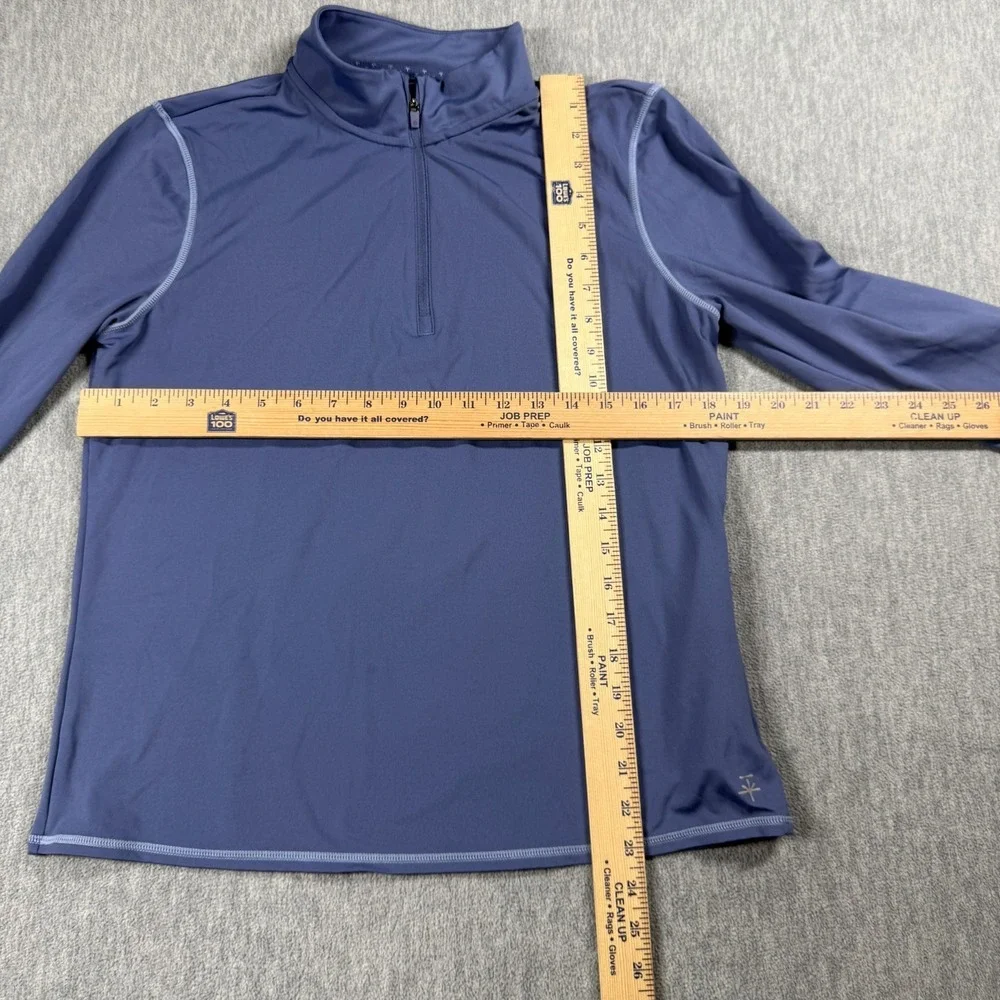 Soybu Shirt Womens M Purple 1/4 Zip Long Sleeve Pullover Thumbholes‎ Athleisure